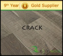 Engineered Oak Floor (Smoked with Cracks)