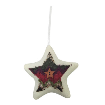 Christmas tree ornaments with star shape