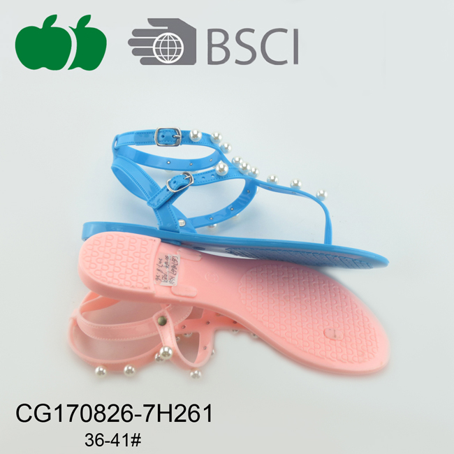 plastic pvc jelly sandals