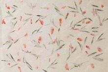 handmade paper with pressed flowers