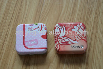 square novelty mini mint tin boxes