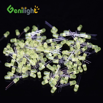 5mm Yellow Flicker Diode LEDs - Bright LED Light Electronics Components