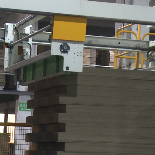 Corrugated Sheet Cardboard Conveyor Automatic Stacker