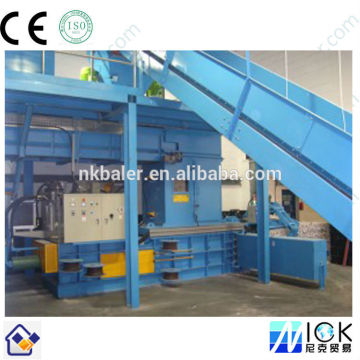 Unique automatic strapping device waste paper baling machine