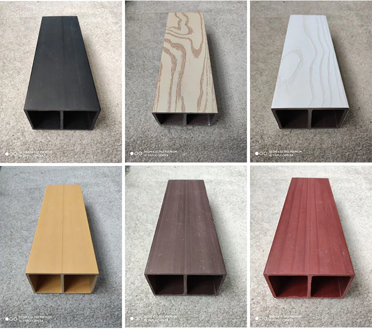 Composite Wood Decing in Shandong Wood WPC Timber Tubes