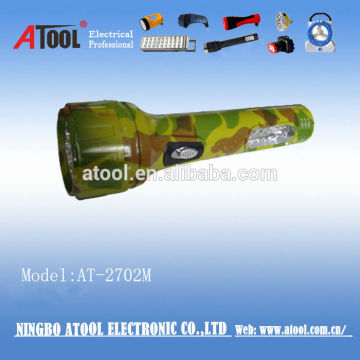 Best price camouflage color plastic led flashlight torch