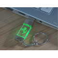 Customized logo gift crystal USB flash drive