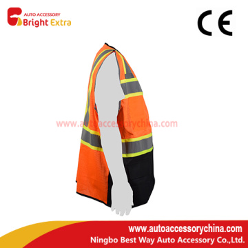 High Visibility Orange Safety Vest