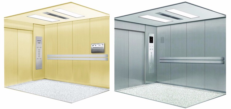 Customized 1000kgs Hospital Elevator Size Cost