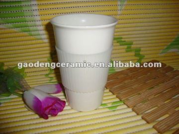 I am not a paper cup with groove in mug body