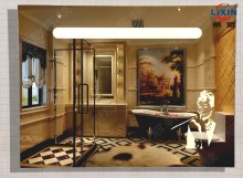 Square shape polish and frosting, bedroom dressing mirrors, flexible plastic dressing mirror