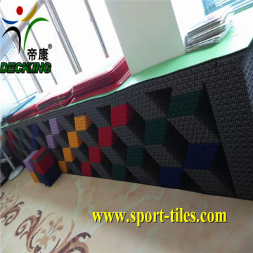 ground mounting playground floor tile
