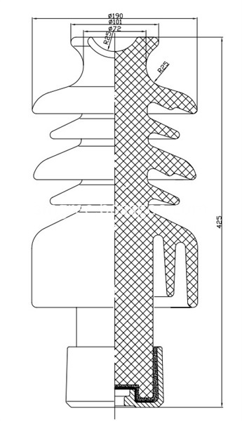 57-4 Thailand type post insulator