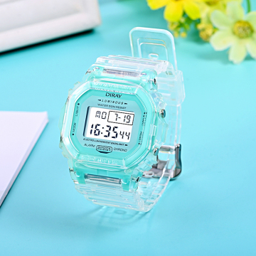 Factory Price Luxury Watch: Classic Sports Movement Alarm Clock with Noctilucent Digital Wrist Watch