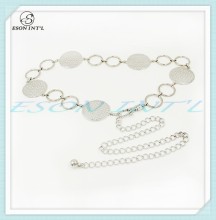 2015 New Product Fashion Lady Metal Link Belt, Chain Link Belt