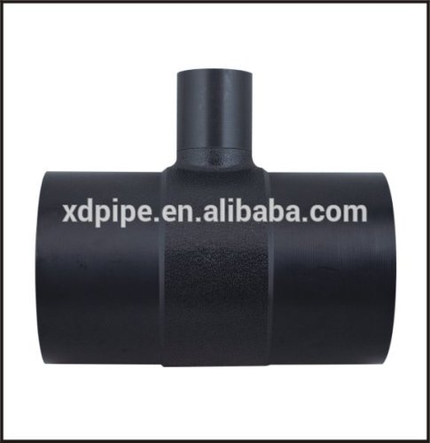 ISO9001 Butt Fusion Reducing Tee PE PIPE FITTING WITH GOOD QUALITY