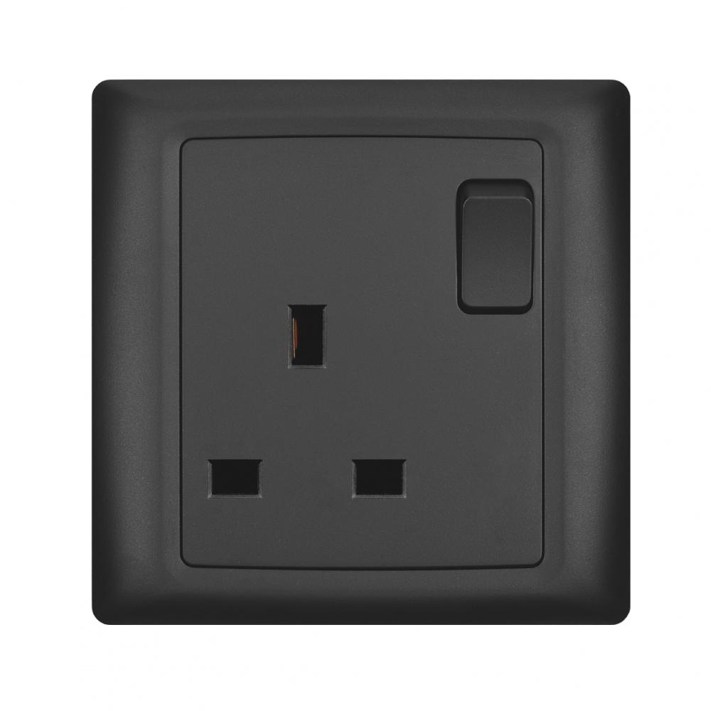 BF Series 1 Gang 13A Switched Socket