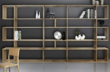 bamboo Book shelf  in living room