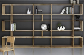 bamboo Book shelf  in living room