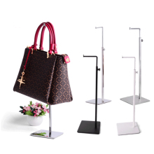 Multi-purpose Chrome Metal Gift Bag Hanging Display Rack
