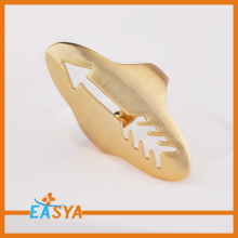 New Arrival Gold Alloy Ring With Sword Engraved