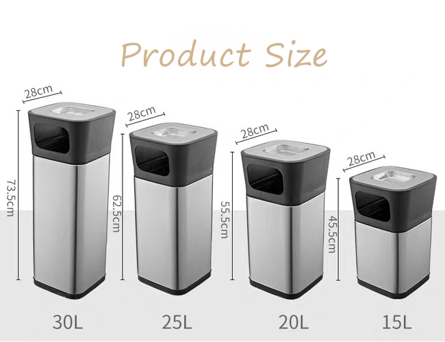 Stainless Steel Waste Bin