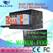 Linux Support 8 Wavecom GSM Modem TCP/IP Modem Pool 3G Modem Pool Bulk SMS