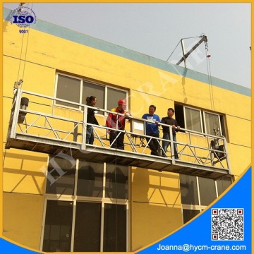 aerial suspended platform,zlp630 suspended platform,aluminum suspended platform