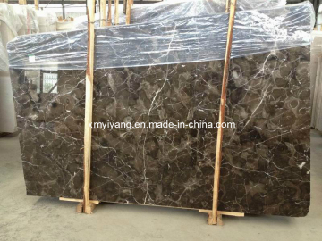 Polished Coffee Marlbe Slab for Floor Tiles