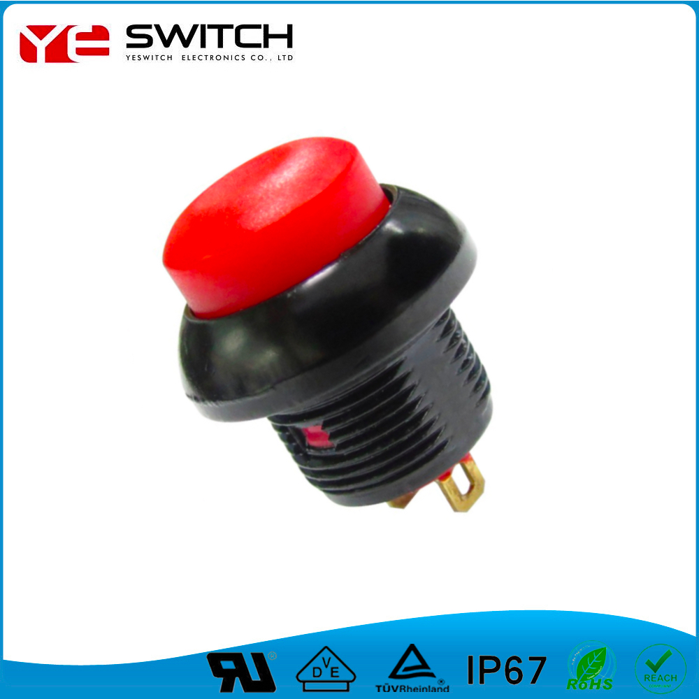 IP67/ IP68 PA 12mm switchsbutton