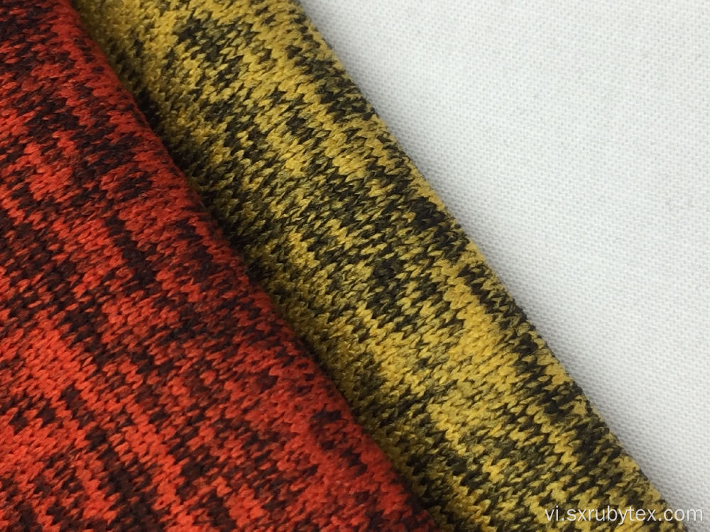 Polyester lông cừu đan vải rắn