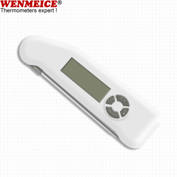 Waterdichte thermometer met wegklapbare sonde