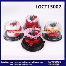 Manufactures Cheap Cake Towel Promotion Towel Gift Christmas Gift Towel Cake