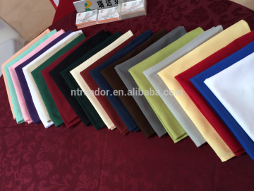 Spun polyester table cloth used for wedding or party/cheap fancy round white spun polyester table cloth