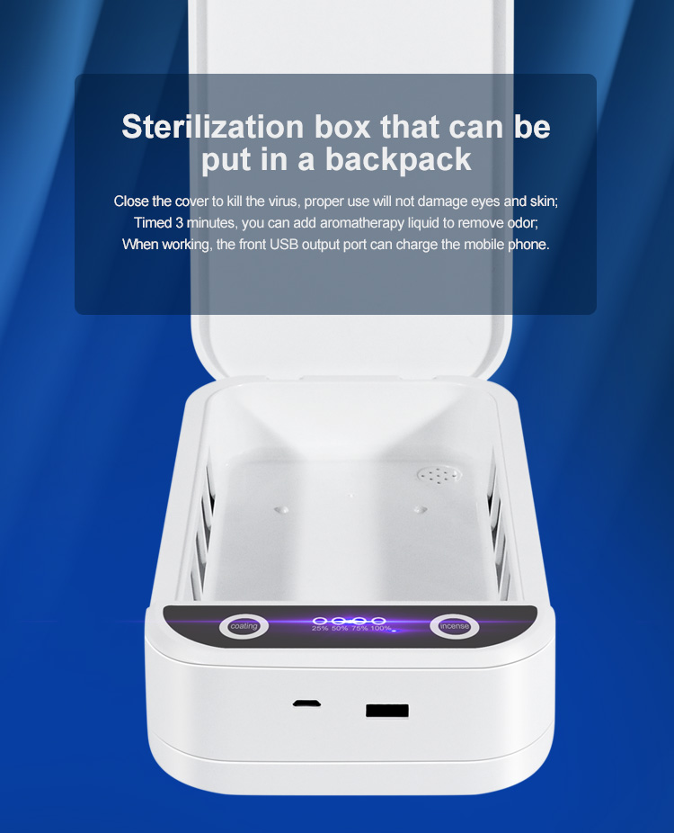 UV disinfection box