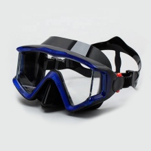 Tempered Glass 3 Lens PC Frame Diving Mask for Underwater Scuba Diving Goggles