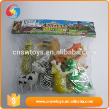 2016 hot sale customized vilid animal plastic toys for babies