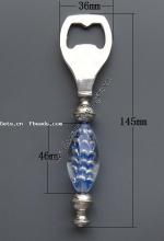 Gets lampwork bottle cap bracelet