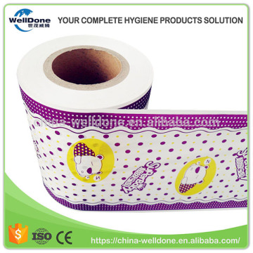 Diaper Raw Material Printed PE Backsheet Film