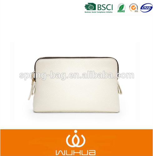 2016 fashional and trendy PU cosmetic bag with metal zipper
