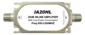 Low Power Consumption 20db Inline Signal Boosting Amplifier?