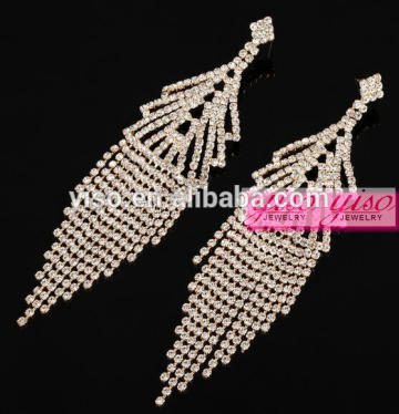 crystal irregular princess fashion impalement brides earring