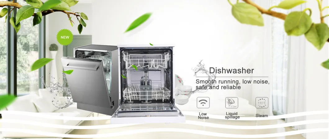 Smad Home appliance 15 Places Setting Free Standing Home Use Dishwasher