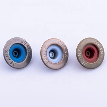 custom logo brass jean button