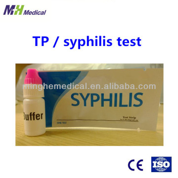 One step blood type test kit tp test kit