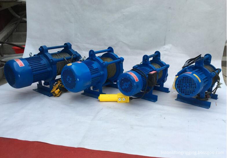 1ton Electric Wire Rope Winch  