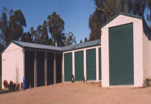 Unified-Style Metal Storage Building for Rent