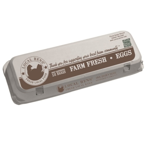 Eco-Friendly 12-Egg Paper Pulp Carton