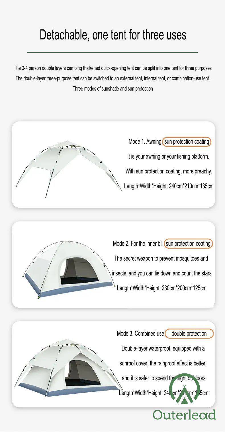 3 4 Person Thickened Instant Tent 7 Jpg