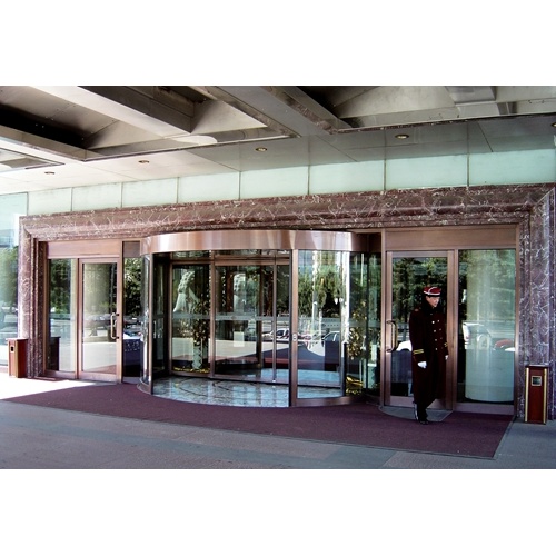 Two-wing Automatic Revolving Doors with Multiple Functions